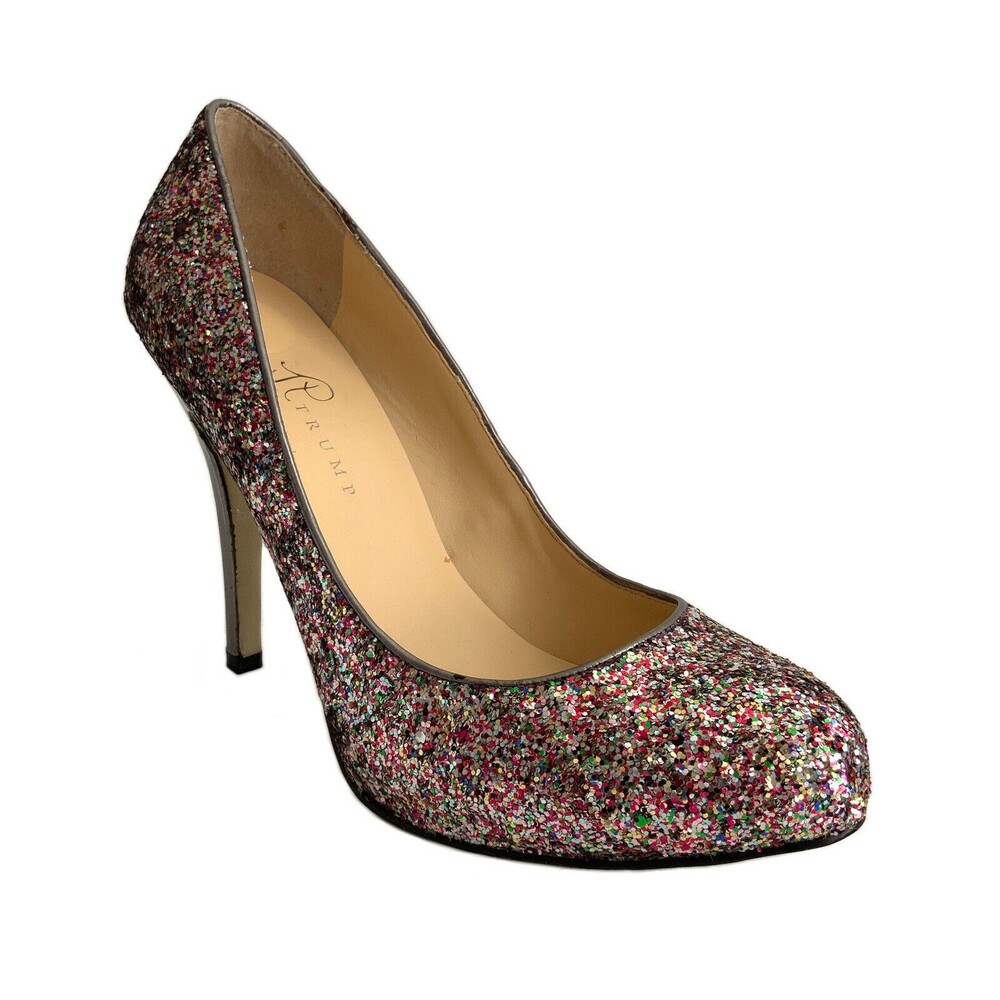 Ivanka Trump Glitter Kaydena Stiletto Heels Multicolor 8.5